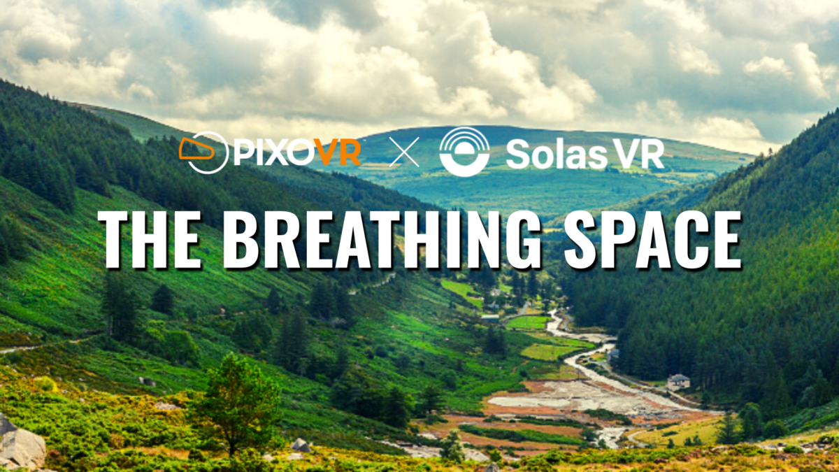 A town in a valley with the breathing space title overlaid